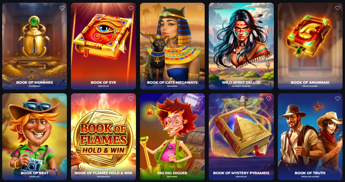 xtraspin casino books